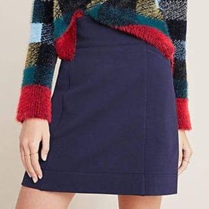 Anthropologie Maeve Mackenzie Ponte Mini Skirt